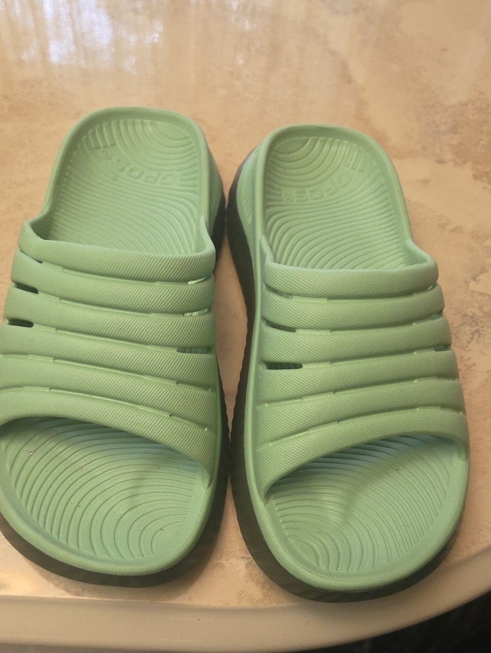 Unbranded Mint Green Slide Sandals for Women